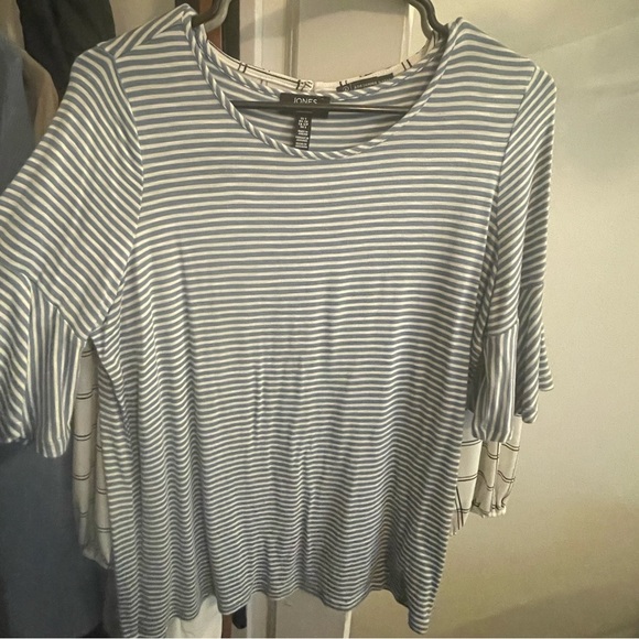 Blue & White Striped Shirt - Picture 1 of 4
